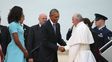 El Papa llegó a Estados Unidos para una histórica visita de seis días