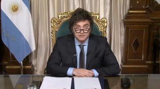 Milei anunciará por cadena nacional superávit fiscal en marzo