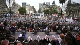 Multitudinaria marcha por la desaparición de Maldonado