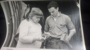 Omar Tiberti junto a Daniel Day- Lewis en “Eterna sonrisa de New Jersey”, de Carlos Sorín.&nbsp;