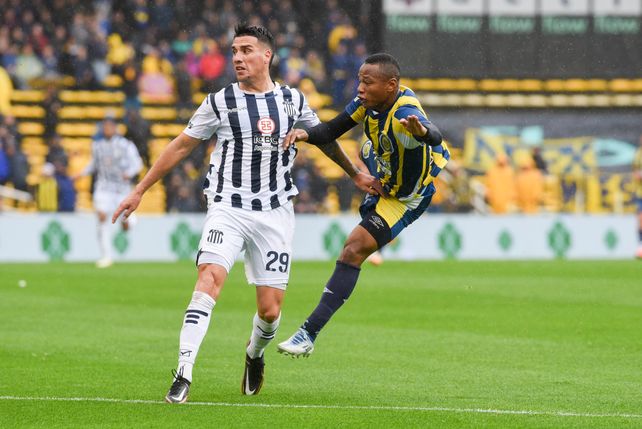 Jaminton Campaz anotó uno de los goles de Central en el último triunfo frente a Talleres en el Gigante.