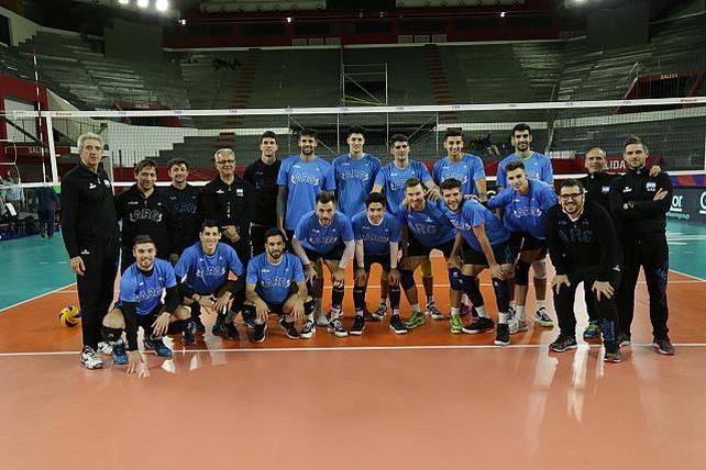 La Selección Argentina se instaló en San Juan para la Volleyball Nations League