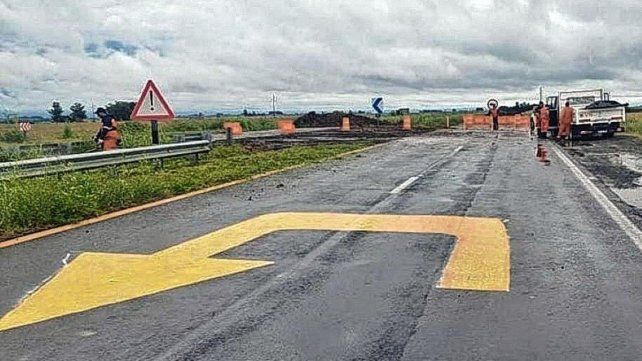 El desvío se debe a los trabajos de reparación que se están realizando en la Autovía 18.