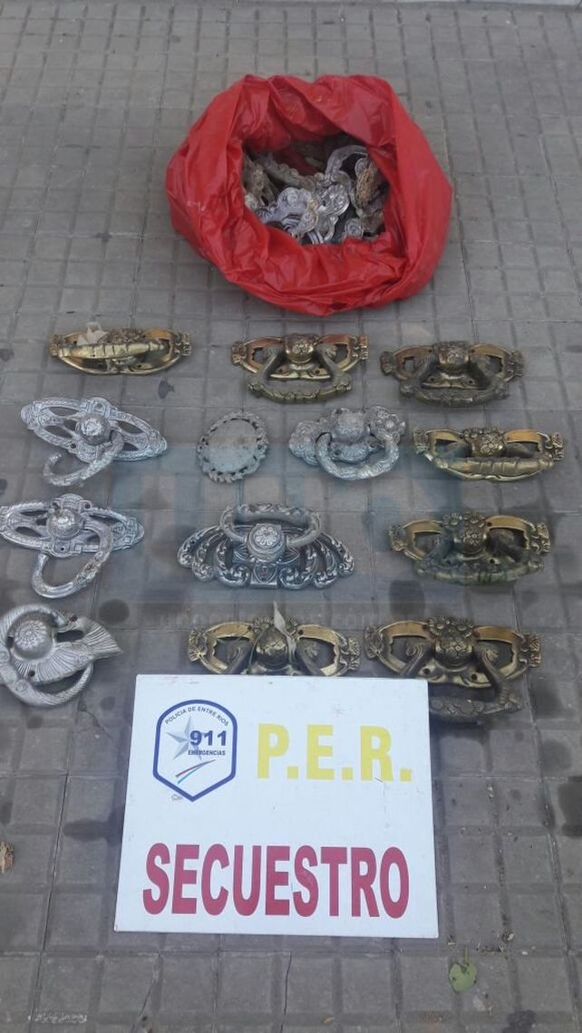 Recuperadas. Los elementos de valor tenían como destino la comercialización en chatarrerías.