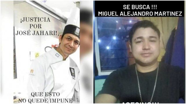 Víctima y victimario en una imagen de Facebook subida por una sobrina de José.