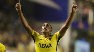 Buen presente. Wanchope viene de marcar su primer doblete en Boca.