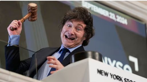 El edificio con humedad, la insólita alegoría que utilizó Milei para explicar la suba de la pobreza