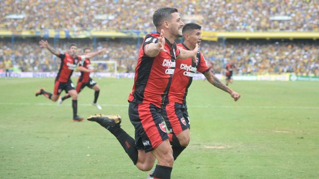 Marzo 2022. Juanchón García celebra el gol de la victoria ante Central en Arroyito. Marzo 2022. Juanchón García celebra el gol de la victoria ante Central en Arroyito.