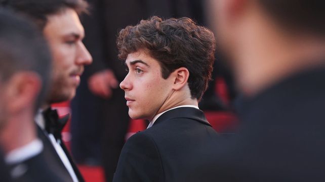 Franco Colapinto compartió la alfombra roja con estrellas de cine.
