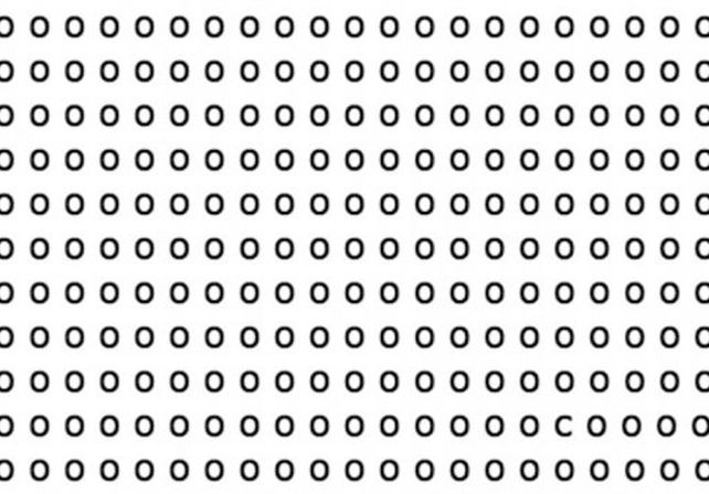 Test para la vista: ¿podés encontrar la C entre todos los ceros?