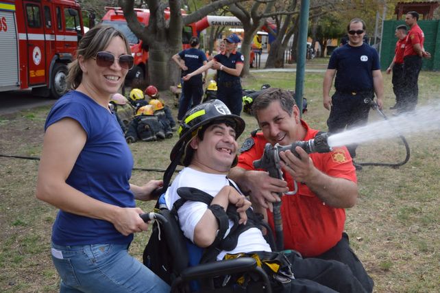 Día de las Enfermedades Raras: Bomberos organizan una jornada de integración y discapacidad