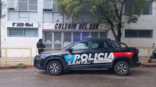 Suspendieron las clases en un colegio por una bandera con una amenaza mafiosa