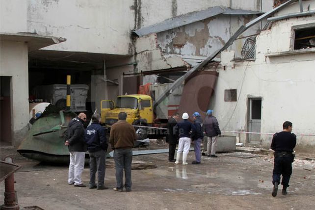 Generó conmoción una fuerte explosión en la planta del frigorífico Recreo