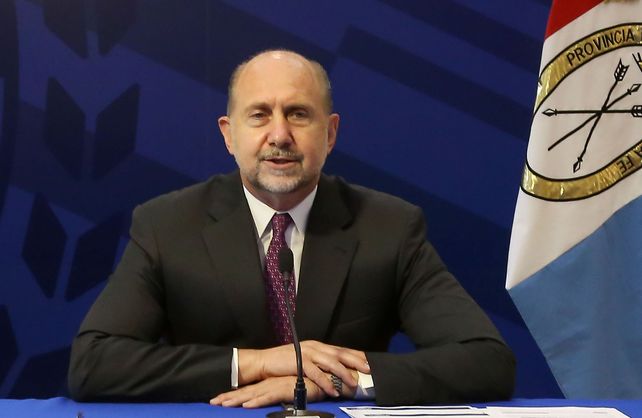El gobernador Omar Perotti