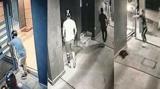 Las imágenes del intento de robo de motochorros el pasado domingo en un edificio de barrio Candioti Sur&nbsp;