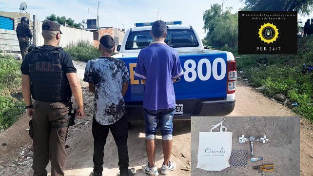 Identificaron a dos hombres de 26 y 31 años en la zona de calle Ameghino