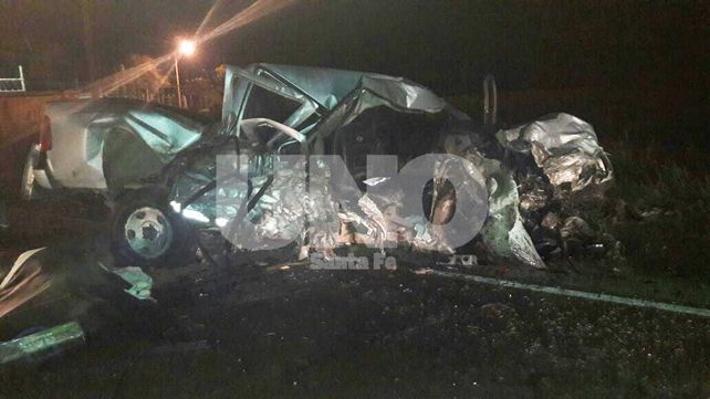 La triple colisión dejó como saldo un muerto y tres heridos&nbsp;