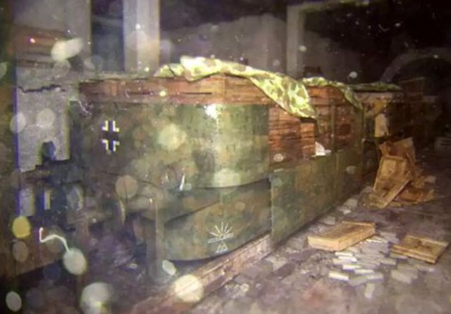 Aparecen presuntas fotos del oro en tren nazi
