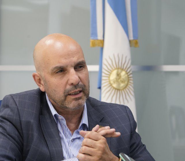 Claudio Brilloni fue ministro de Seguridad durante el último tramo del gobierno de Omar Perotti.