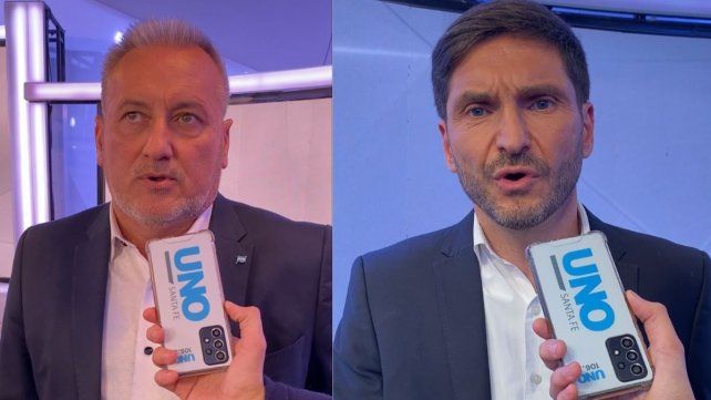 Marcelo Lewandowski y Maximiliano Pullaro hablaron con UNO Santa Fe luego del debate.&nbsp;