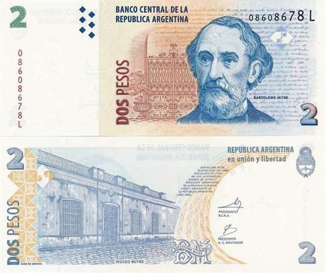 Adiós al billete de 2 pesos: el Banco Central rescatará los ejemplares en circulación