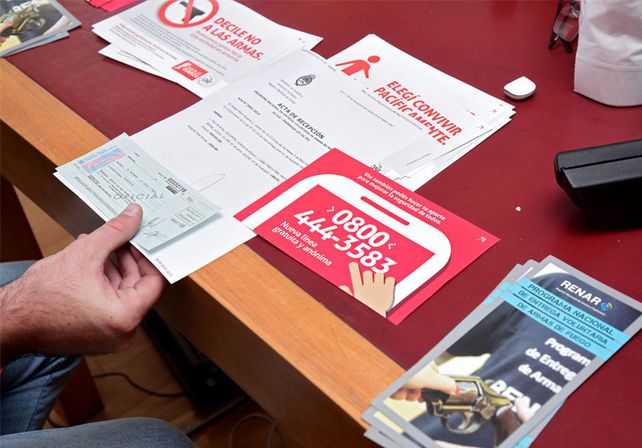 La campaña de desarme provincial se traslada a la ciudad de Santa Fe