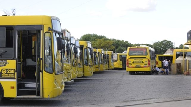 Los colectivos de la empresa Rosario Bus.