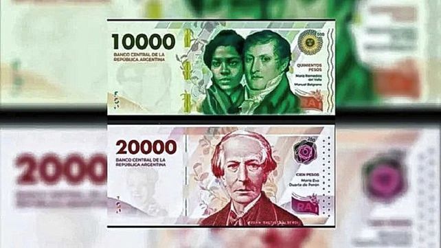 El billete de $10.000 ya está en circulación