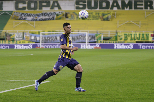Lautaro Giaccone no jugaba un partido completo en Central desde el 28 de julio de 2023.