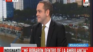 Un periodista sufrió un infarto