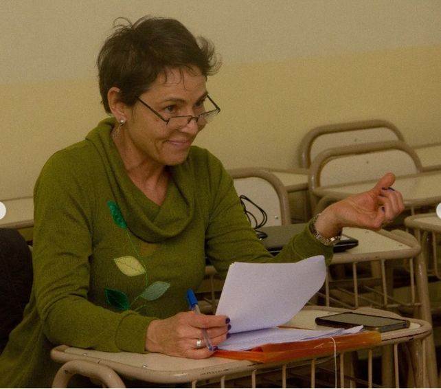 La docente e investigadora de la Universidad Nacional de Rosario