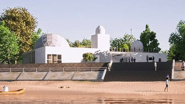 Las obras del Observatorio del Code en la costanera de la ciudad