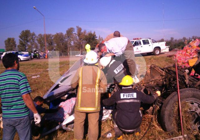 Chocaron dos camiones de frente en la ruta 34 y sus conductores resultaron heridos