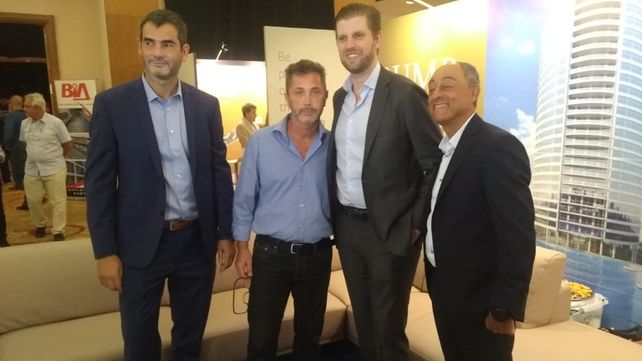 El hijo de Trump en la Expo Real Estate