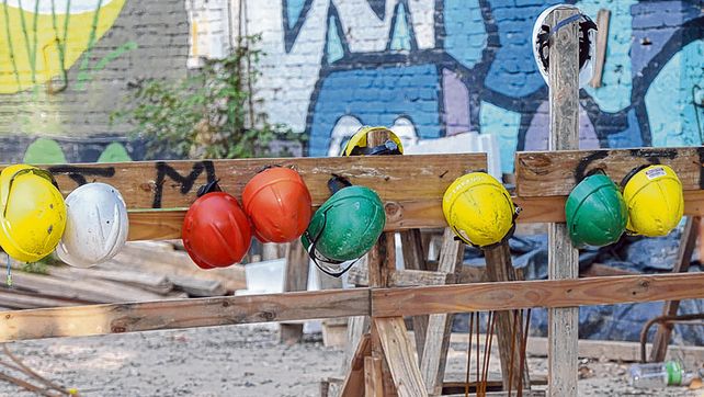 Paralizadas. Las obras est&aacute;n detenidas desde el 20 de marzo