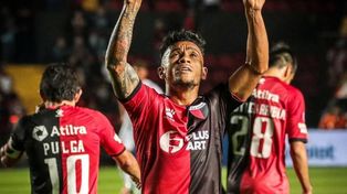 Wilson Morelo fue clave en la victoria de Col&oacute;n, antes del parate por el coronavirus.