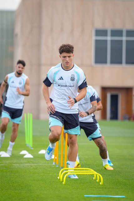 Ignacio Ovando entregó una muy buena imagen en los entrenamientos de la selección argentina.