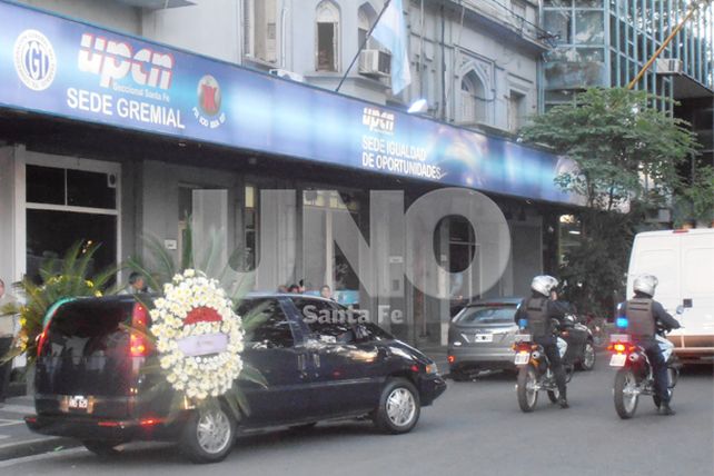 Silencio y angustia en el último adiós al dirigente sindical Alberto Maguid