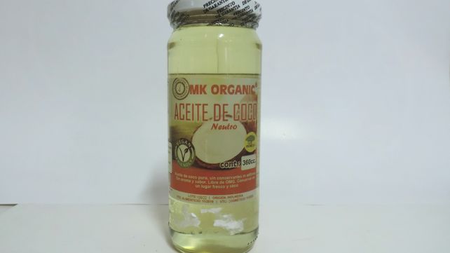 La Assal prohibió el producto alimenticio rotulado como Mk Organic, aceite de coco neutro