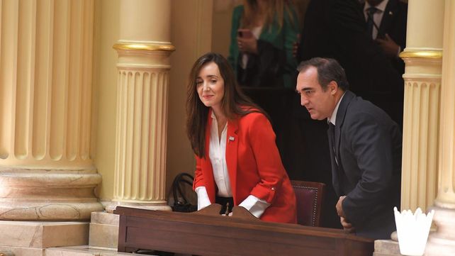 La vicepresidenta Victoria Villarruel.