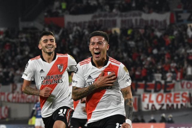 Enzo Fernández volvió a marcar en River.
