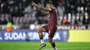 El delantero entrerriano Walter Bou atraviesa un excelente momento en Lanús.