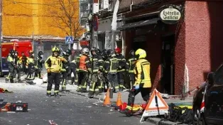 Una explosión en un bar de Madrid, deja 25 heridos, tres de ellos en estado grave