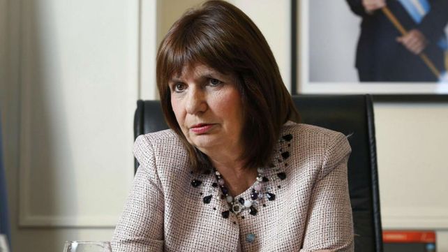 La ministra de Seguridad Patricia Bullrich.