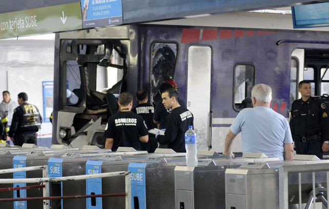Al entrar a la estación Once