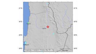 Un terremoto de magnitud 6,7 sacudió la región chilena de Atacama