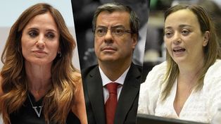 Victoria Tolosa Paz, Germán Martínez y Cecilia Moreau alzaron su voz contra las críticas de Javier Milei al Congreso de la Nación.&nbsp;