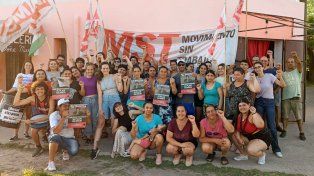 El MST inauguró un nuevo local en barrio Belgrano de Paraná