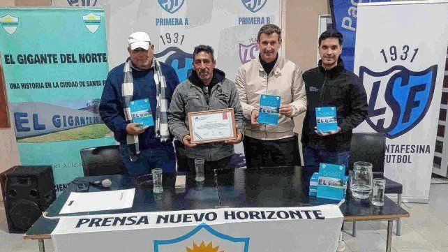En el predio liguista se presentó el libro el Gigante del Norte.