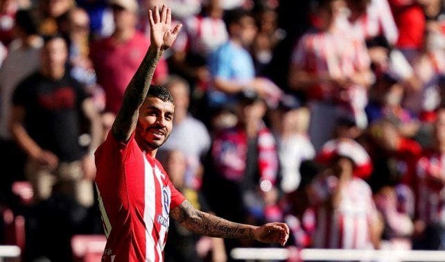 Doblete de Ángel Correa en la goleada de Atlético de Madrid Doblete de Ángel Correa en la goleada de Atlético de Madrid
